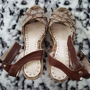 Coach espadrilles size 8